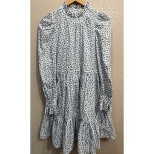 Tish Cox Floral Long Sleeve Mini Dress Size XXXS